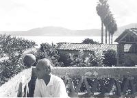 Our rooftop patio, Lago de Chapala, Ajijic, ca. 1958 (my dad).